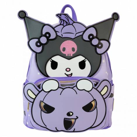 Loungefly Sanrio: Kuromi - Pumpkin (Glows in the Dark) Mini Backpack (SANBK0537)