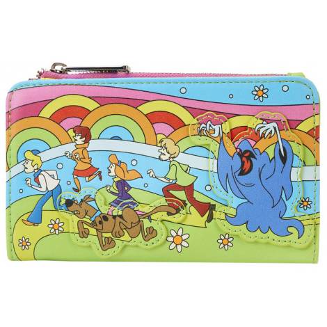 Loungefly Scooby Doo - Psychedelic Monster Chase Gitd Flap Wallet (SBDWA0005)