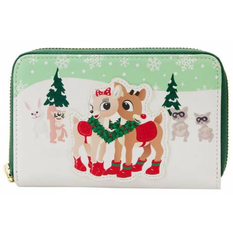 Loungefly The Nightmare Before Christmas: Rudolph The Red Nosed Reindeer - Rudolph Merry Couple Zip Around Wallet (RRSWA0001)