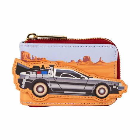 Loungefly Universal: Back To The Future 40Th Anniversary Delorean Accordion Wallet (BTFWA0003)