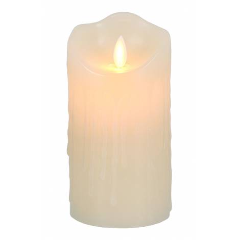 LTC LED φωτιστικό κερί LXSLED13, 7.5 x 17.5cm, λευκό