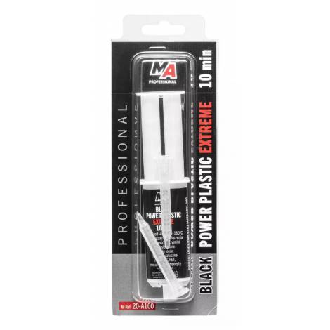 MA PROFESSIONAL κόλλα 2 στοιχείων 20-A100 για πλαστικά, 25ml, μαύρη