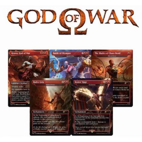 Magic The Gathering - Secret Lair x Playstation - God of War: Greek (TRADITIONAL FOIL)