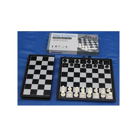 MAGNETIC MIDDLE SIZE CHESS & CHECKER   CHN018
