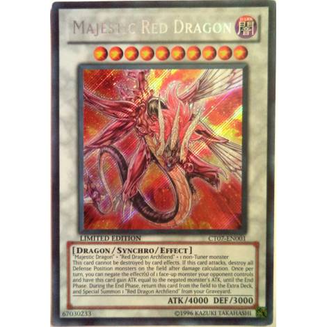 Majestic Red Dragon - CT07-EN001 - Secret Rare - LIMITED EDITION