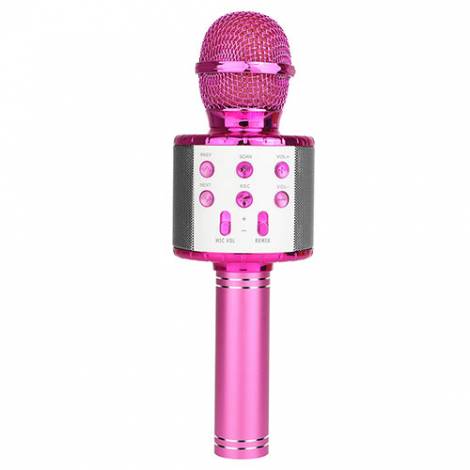 MANTA KARAOKE BLUETOOTH MICROPHONE & SPEAKER PINK (MIC11-PK)