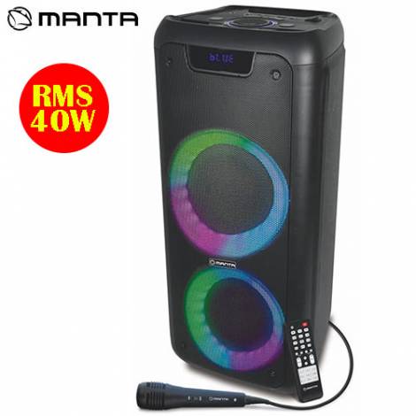 MANTA PARTY AUDIO LOUD SPEAKER 6,5' 40W καινούργιο εκθεσιακό προϊόν