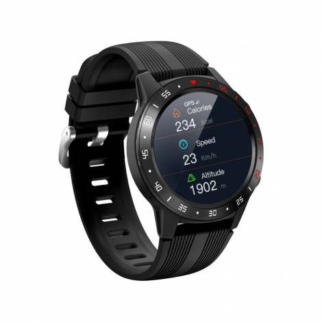 MANTA SMARTWATCH WITH BP, COMPASS AND GPS - BLACK (026-01-000142)   (M5BP)