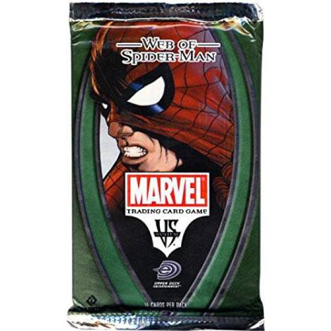 Marvel VS System Trading Card Game Web of SpiderMan Booster Pack 14 Cards by Marvel