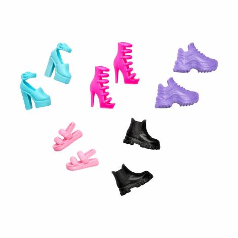 Mattel Barbie: Accessories - 5 Pair of Shoes (HWV71)