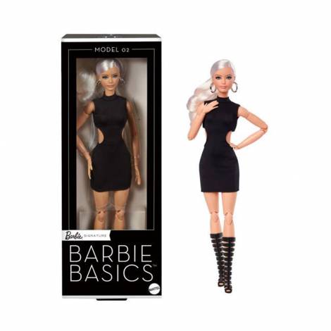 Mattel Barbie Basics: Model 02 - Little Black Dress with Blonde Hair Doll (JBH71)