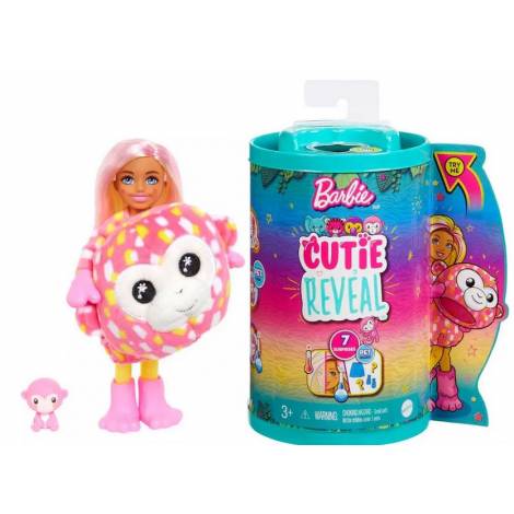 Mattel Barbie Chelsea Cutie Reveal: Jungle Series - Monkey Doll (HKR14)