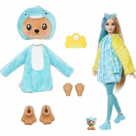 Mattel Barbie® Cutie Reveal Teddy Bear as a Dolphin Doll (HRK25)