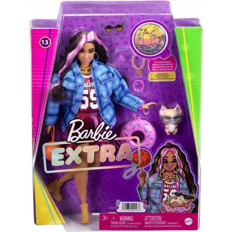 Mattel Barbie Extra - Basketball Doll Jersey Dress  Accessories, with Pet Corgi (HDJ46)