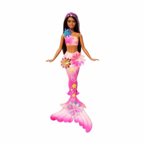 Mattel Barbie: Fantasy - Barbie Flower Magic Mermaid Brunette (JDM73)