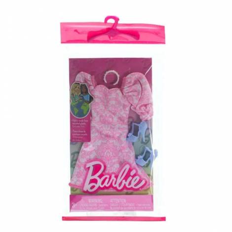 Mattel Barbie: Fashion Pack - Pink Dress with Blue High Heels (HRH40)