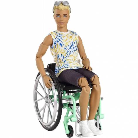 Mattel Barbie Ken Doll - Fashionistas #167 - Κούκλα με αναπηρικό καροτσάκι (GWX93)