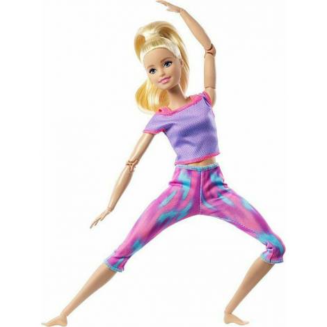 Mattel Barbie: Made to Move - Purple Dye Pants Blonde Doll (GXF04)