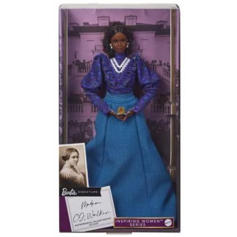 Mattel Barbie Signature: Inspiring Women Series - Madam CJ Walker Dark Skin Doll (HBY00)