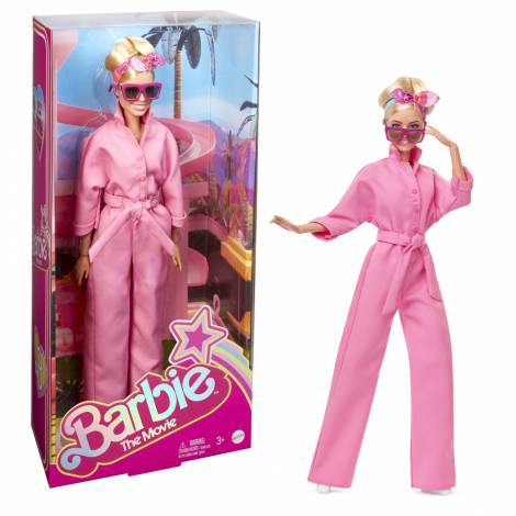 Mattel Barbie The Movie Collectible Doll Margot Robbie as Barbie in Pink Power Jumpsuit (HRF29)