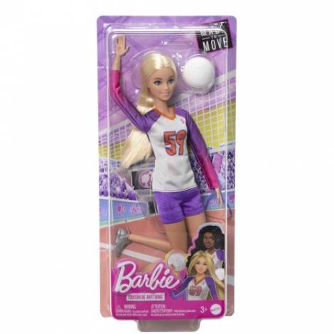 Mattel Barbie®: You Can Be Anything - Made To Move Volleyball Player Doll (HKT72)