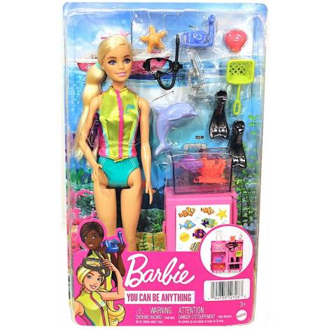 Mattel Barbie: You can be Anything - Marine Biologist Blonde Doll (HMH26)