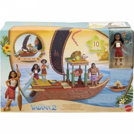 Mattel Disney Βαϊάνα Mini Κούκλες Βαϊάνα  Καράβι (JBT78​)