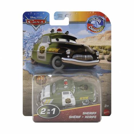 Mattel Disney Cars: Color Changers - Sheriff Vehicle (JBM66)