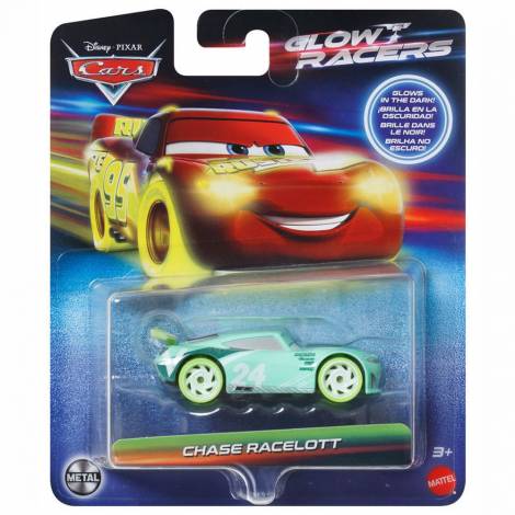 Mattel Disney Cars: Glow Racers - Chase Racelott Vehicle (HYM84)