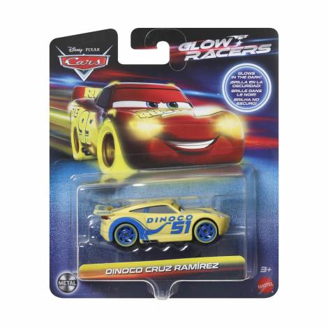 Mattel Disney Cars: Glow Racers - Jackson Storm Vehicle (HPG82)