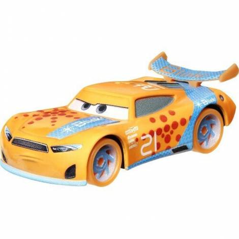 Mattel Disney Cars: Glow Racers - Ryan Inside Laney Vehicle (HPJ95)