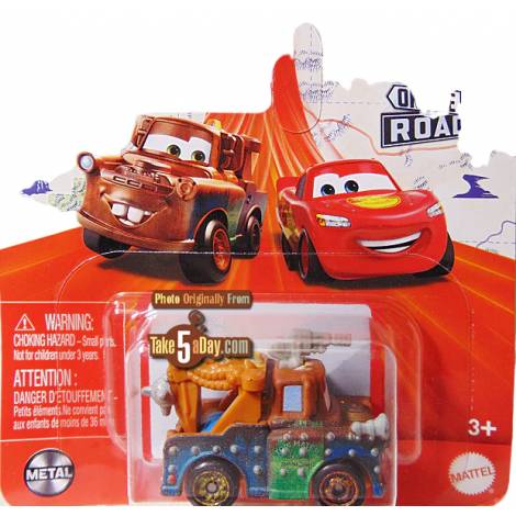 Mattel Disney Cars: Mini Racers - On The Road - Rumbler Mater Vehicle (HLT84)