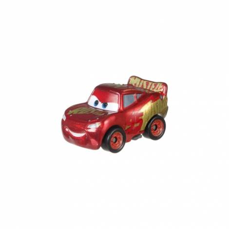 Mattel Disney Cars: Mini Racers - Rusteze Racing Center Lightning McQueen Vehicle (HLT89)