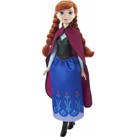 Mattel Disney Frozen- Βασικες Κουκλες - Άννα Με Κόκκινη Κάπα (HLW49)