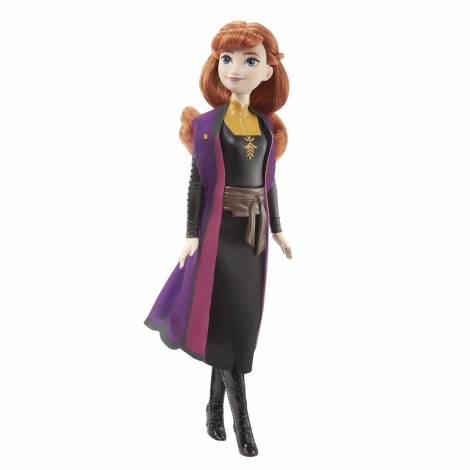 Mattel Disney Frozen- Βασικες Κουκλες - Άννα με Μωβ Κάπα (HLW50)
