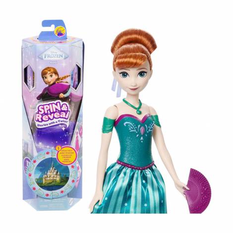 Mattel Disney Frozen: Spin & Reveal - Anna Doll (JBG60)