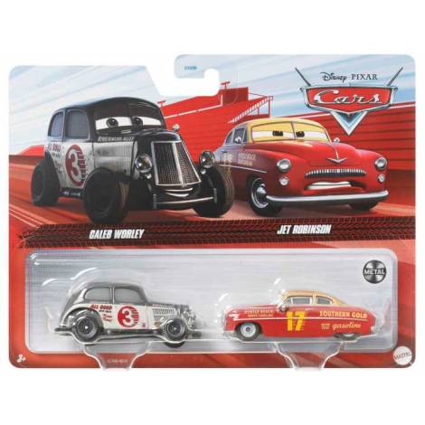 Mattel Disney Pixar: Cars 3 - Caleb Worley  Jet Robinson (Set of 2) (HLH65)