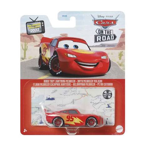 Mattel Disney Pixar: Cars On The Road - Road Trip Lighting McQueen (HKY34)