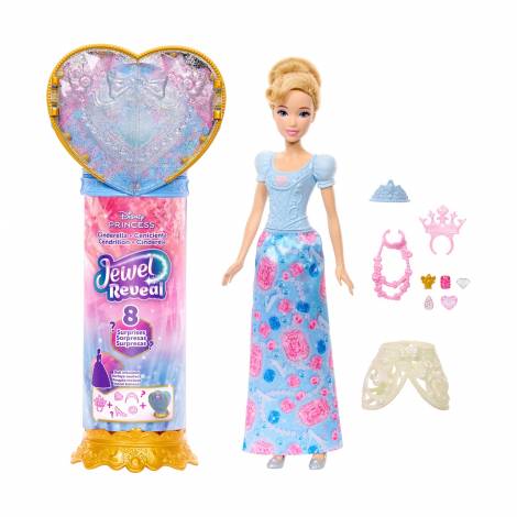 Mattel Disney: Princess Fashion Dolls - Cinderella with Jewelry Box Doll (JHL50)
