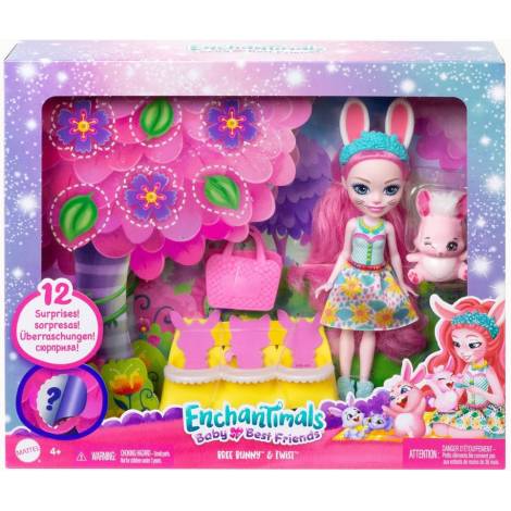 Mattel Enchantimals: Baby Best Friends - Bree Bunny  Twist (HLK85)