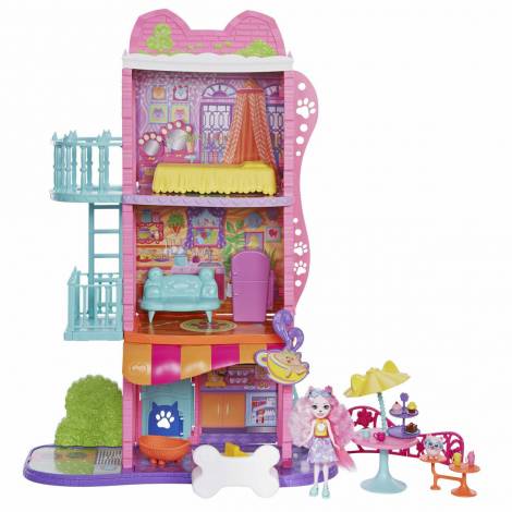 Mattel Enchantimals: City Tails - Town House  Cafe Playset (HHC18)
