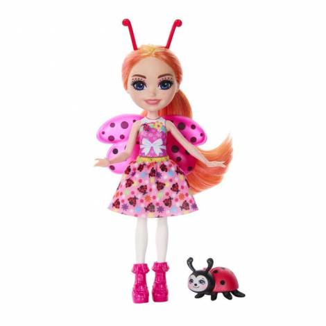 Mattel Enchantimals Glam Party - Ladonna Ladybug Doll with Pet (HNT57)