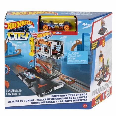 Mattel Hot Wheels City - Downtown Tune Up Shop Playset (HDR25)