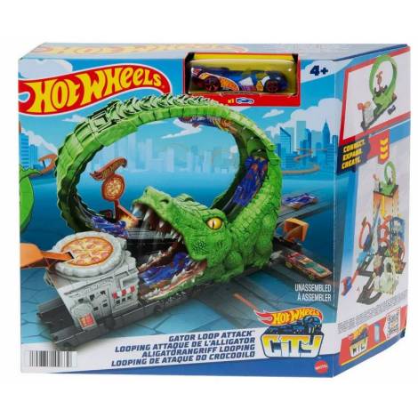Mattel Hot Wheels City - Gator Loop Attack (HKX39)