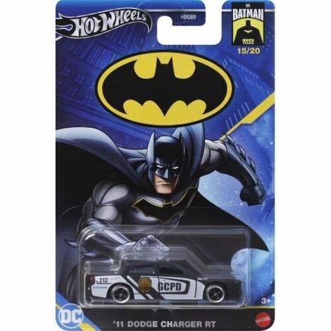 Mattel Hot Wheels DC: Batman 85 Years - 11 Dodge Charger RT Vehicle (HRW30)