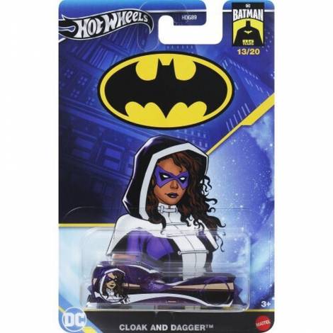 Mattel Hot Wheels DC: Batman 85 Years - Cloak And Dagger Vehicle (HRW29)