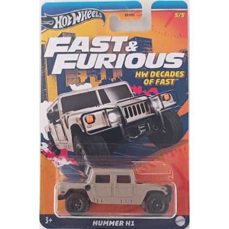 Mattel Hot Wheels Fast  Furious: HW Decades of Fast - Hummer H1 Vehicle (HRW45)