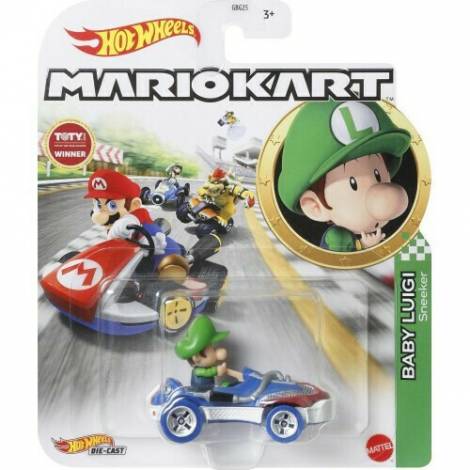 Mattel Hot Wheels: Mario Kart - Baby Luigi Die-Cast (HDB28)