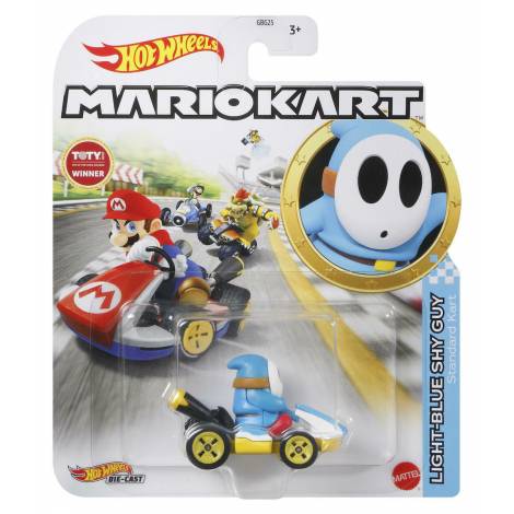 Mattel Hot Wheels: Mario Kart - Light-Blue Shy Guy Die-Cast (GRN21)