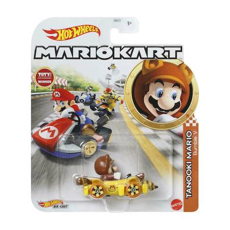 Mattel Hot Wheels: Mario Kart - Tanooki Mario Bumble V Die-Cast (HDB31)